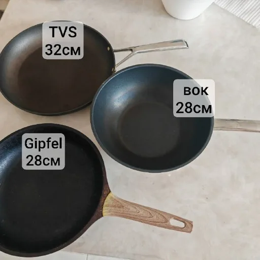 Сковороды-вок и сковороды Gipfel, TVS