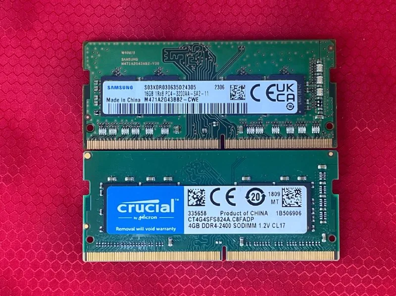 Оперативная память DDR4 SO-DIMM Samsung Crucial