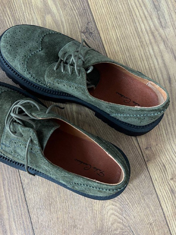 Замшевые лоферы на платформе Fabio Carboni размер 39 3