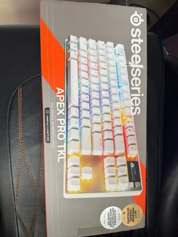 Клавиатура SteelSeries Apex Pro TKL Gen 3 белая 1