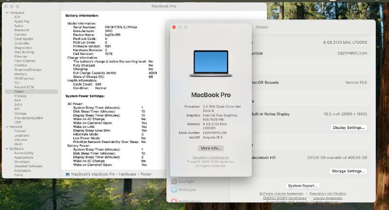 Macbook Pro 2019 i5 8/256 2
