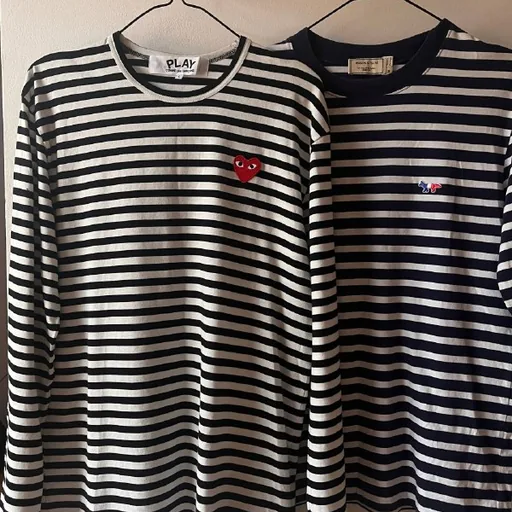 Мужской лонгслив Comme Des Garcons, Maison Kitsuné