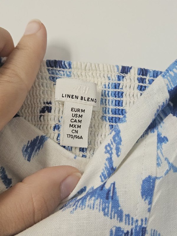 Льняное платье H&M размер M 4