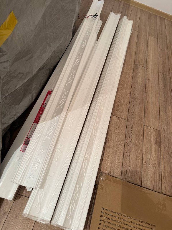 Молдинг потолочный широкий 3 упаковки 2