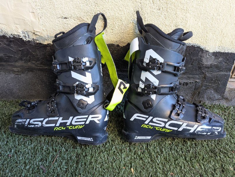 Лыжи Rossignol S5 Barras с креплениями Salomon, ботинки Ficher RC4 The curv 44-45 3