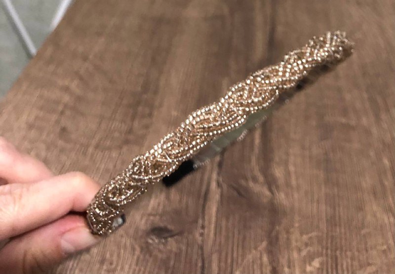 Ободок с бисером