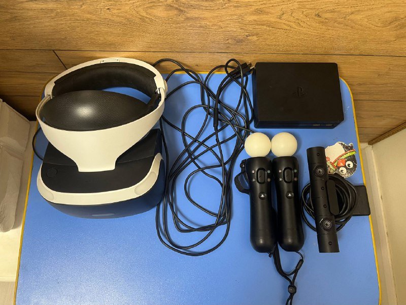 шлем PSVR со всей комплектацией