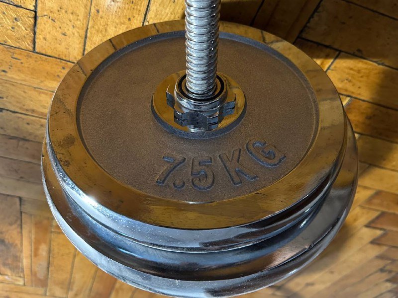 Штанга с блинами 10кг, 7.5кг и гриф 5кг 3