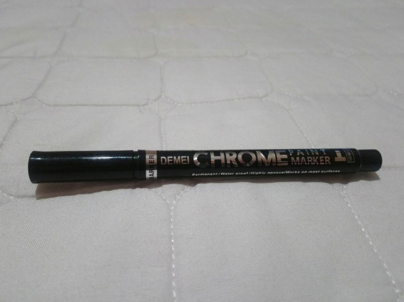 Хромированный маркер серебристый для ремонта бижутерии и фурнитуры