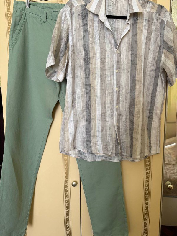 Мужские вещи размер M,L штаны, рубашки, шорты, джинсы 3