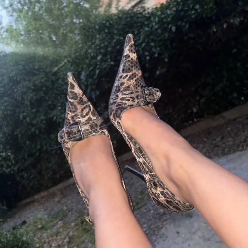 Leopard heels, black sparkles heels, black heels