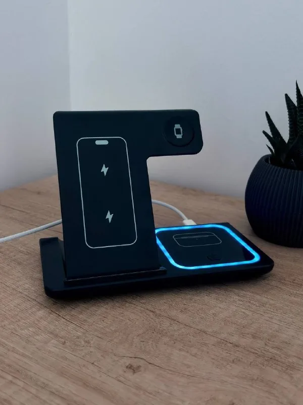 Зарядная док-станция 3 в 1 для iPhone, Apple Watch и AirPods