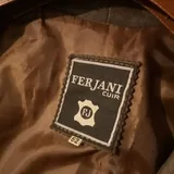 Мужская кожаная куртка Ferjani Cuir, размер 52 3