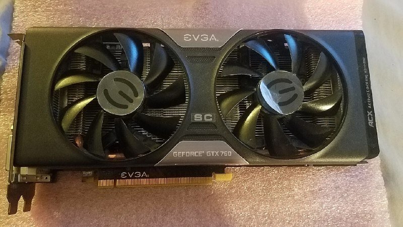 GTX 760 EVGA видеокарта