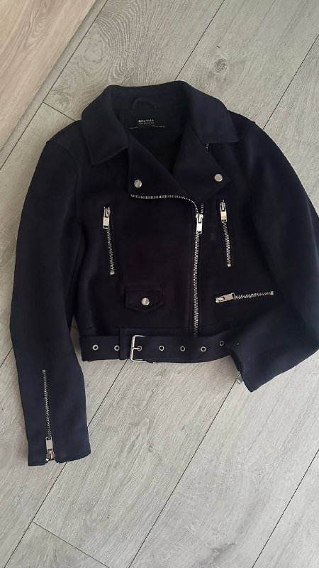 Куртка Zara темно-синяя размер S