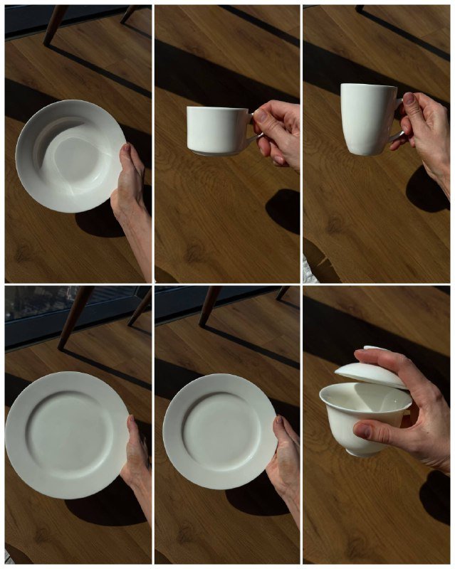 Набор посуды на 4 персоны, 21 предмет