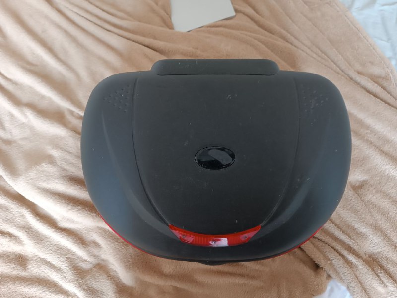 Кофр для мопеда, аккумулятор, светильник, пускозарядное устройство, мопед 2