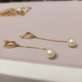 Золотые серьги 585 пробы 1