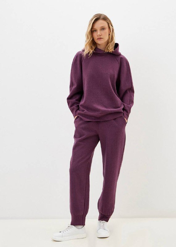 Костюм штаны и худи Rozhkova фиолетовый