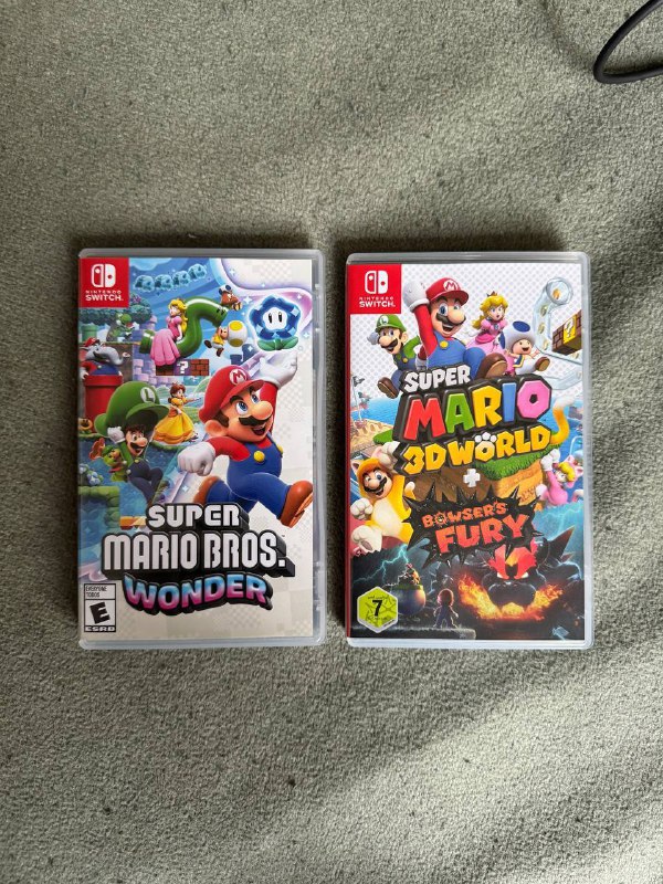 Нинтендо SWITCH OLED, игры Марио, чехол 2