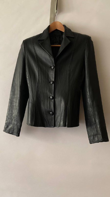 Кожаная куртка жакет пиджак 2