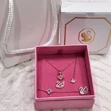 Серебряные украшения Swarovski 5