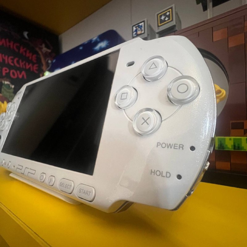 PSP 3000 Pearl White портативная ретро консоль 5