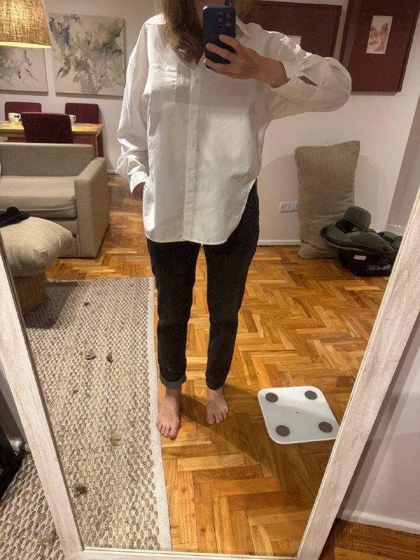 Джинсы для беременных темно серые S 4