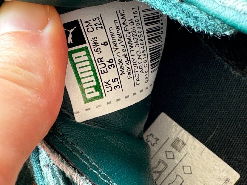 Волосатые кеды Puma, размер 36 4