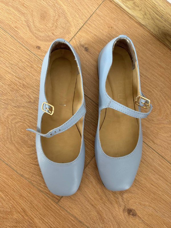 Голубые кожаные женские туфли размер 38, Зеленые кожаные туфли 38, Коричневые замшевые туфли 38 2