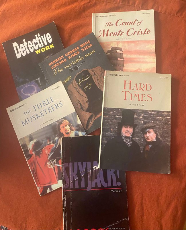 Пособия для изучения английского и книги для чтения 4