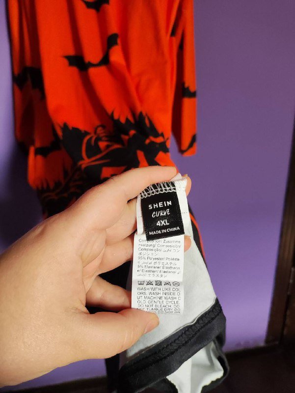 Платье оверсайз для Хэллоуина 4XL 3