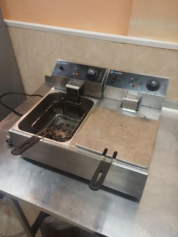 Гриль саламандра Hurakan HKN-SLE570, фритюр Hurakan HKN-FD88N 1