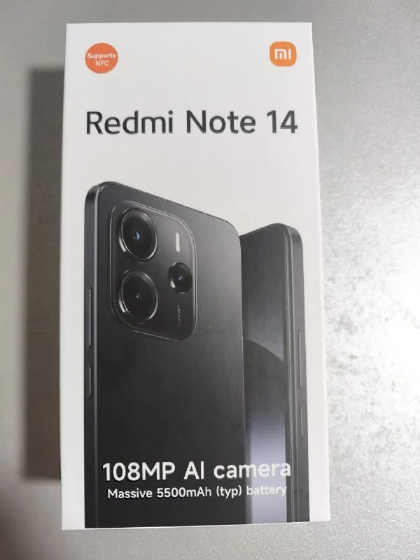 Телефон Redmi Note 14 Midnight Black 8/256GB 1
