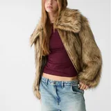 Куртка Stradivarius из искусственного меха 2