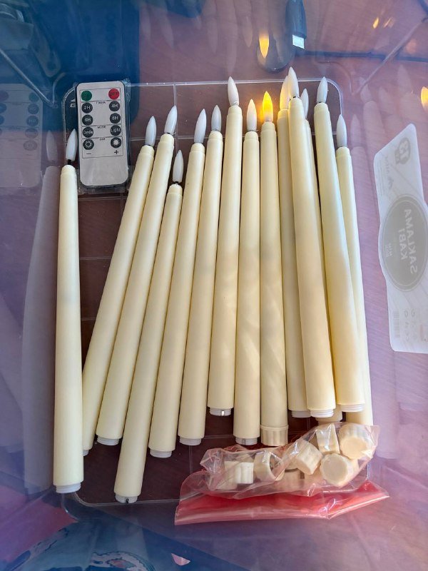 Свечи на батарейках 14 шт