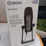 Настольный микрофон Boya BY-PM700, монитор DELL U2715H 4