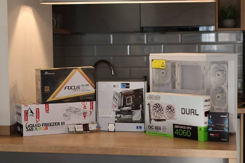 Видеокарта ASUS Dual GeForce RTX 4060 EVO White OC Edition 8GB GDDR6 2