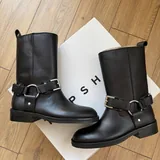 Topshop leather women’s boots, biker boots 8