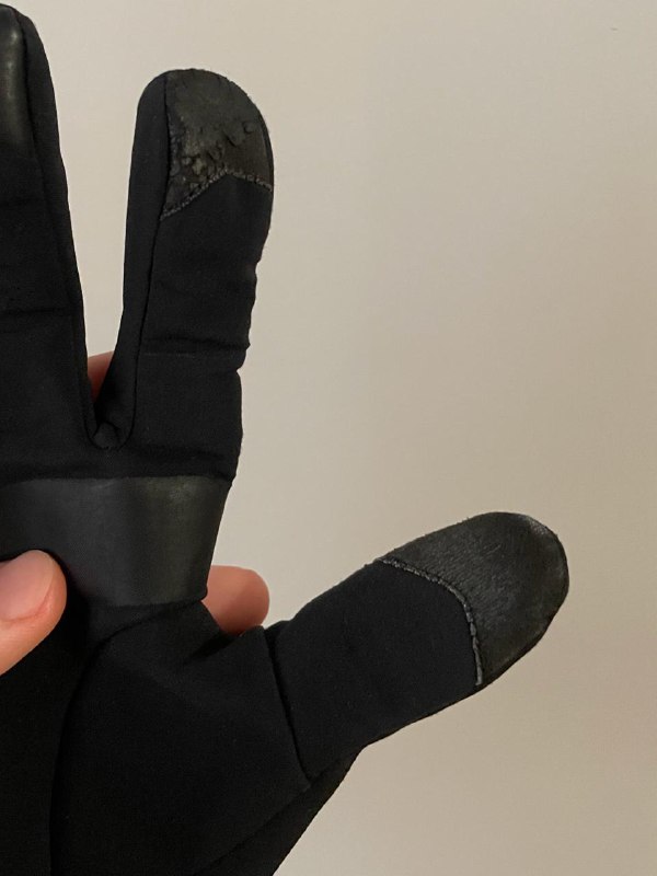 Черные перчатки Arcteryx женские S мужские XS 6