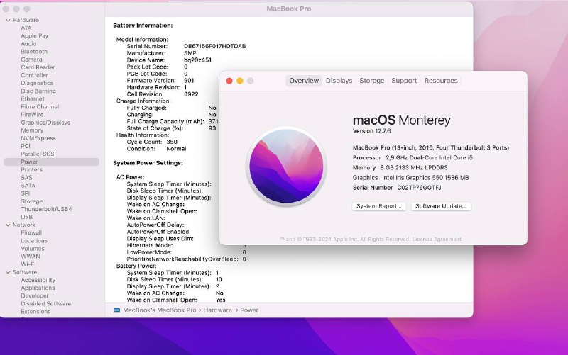 MacBook Pro 2016 i5 8/256GB 2