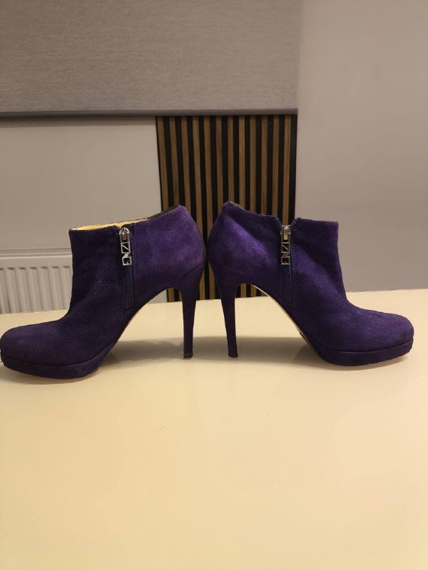 Полуботинки темно-фиолетовые женские 37-38 размер 3