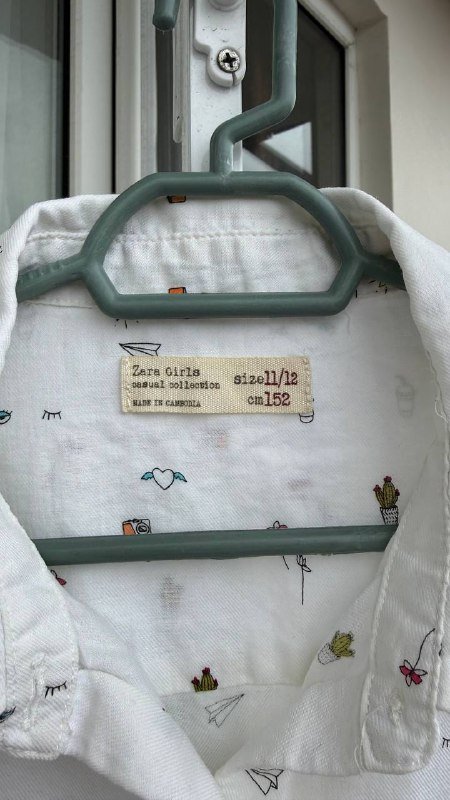 Рубашка Zara 152 см 11-12 лет