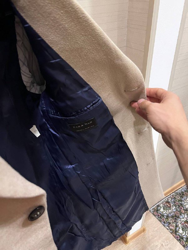 Пальто ZARA мужское размер S 3