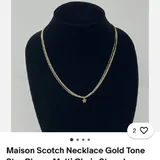 Винтажная цепочка с подвеской-звездочкой Maison Scotch 3