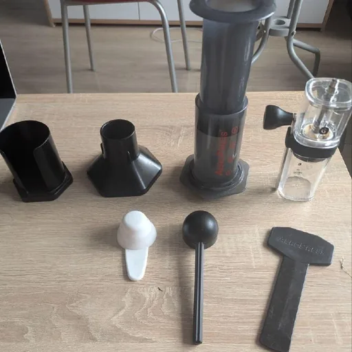 AeroPress, кофемолка