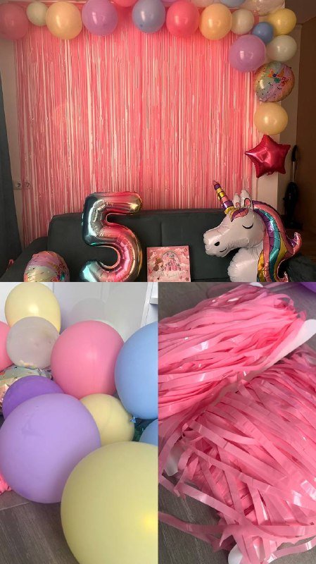 Украшения для праздника, шары, веера