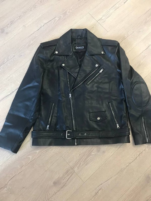 Мужская кожаная куртка косуха 5