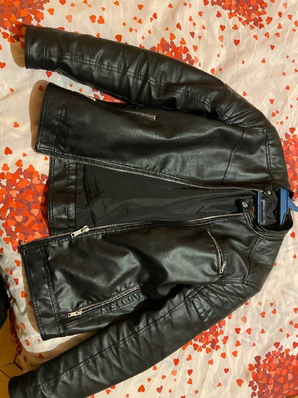 Кожаная мужская куртка