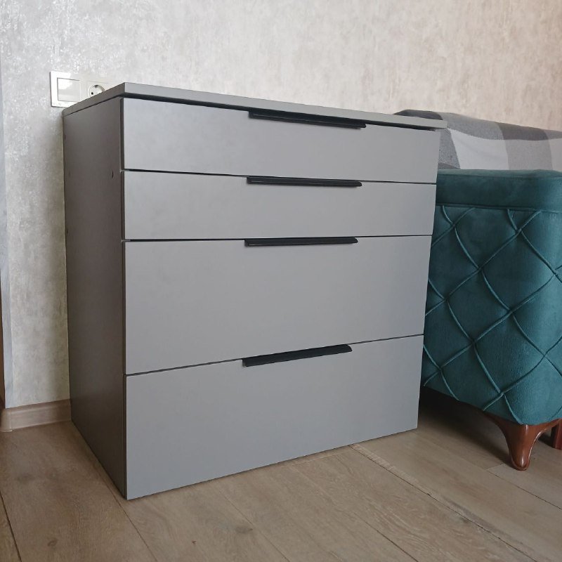 Серый комод трансформер